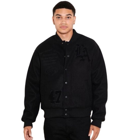 FOREVER 21 • Lakers Varsity Letterman Jacket - Picture 4 of 6